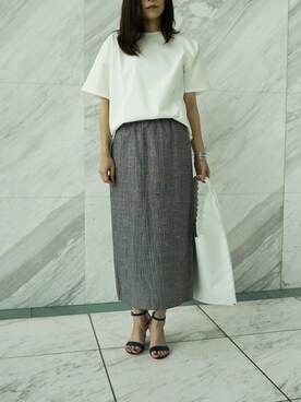 「arron（アローン）のアイテム」を使った、DRESSTERIORさん（レディース・163cm）の春コーディネート