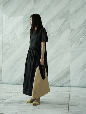 「arron（アローン）のアイテム」を使った、DRESSTERIORさん（レディース・160cm）の夏コーディネート