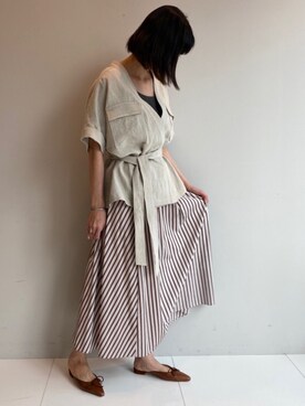 DRESSTERIORさん（レディース・171cm）の夏コーディネート