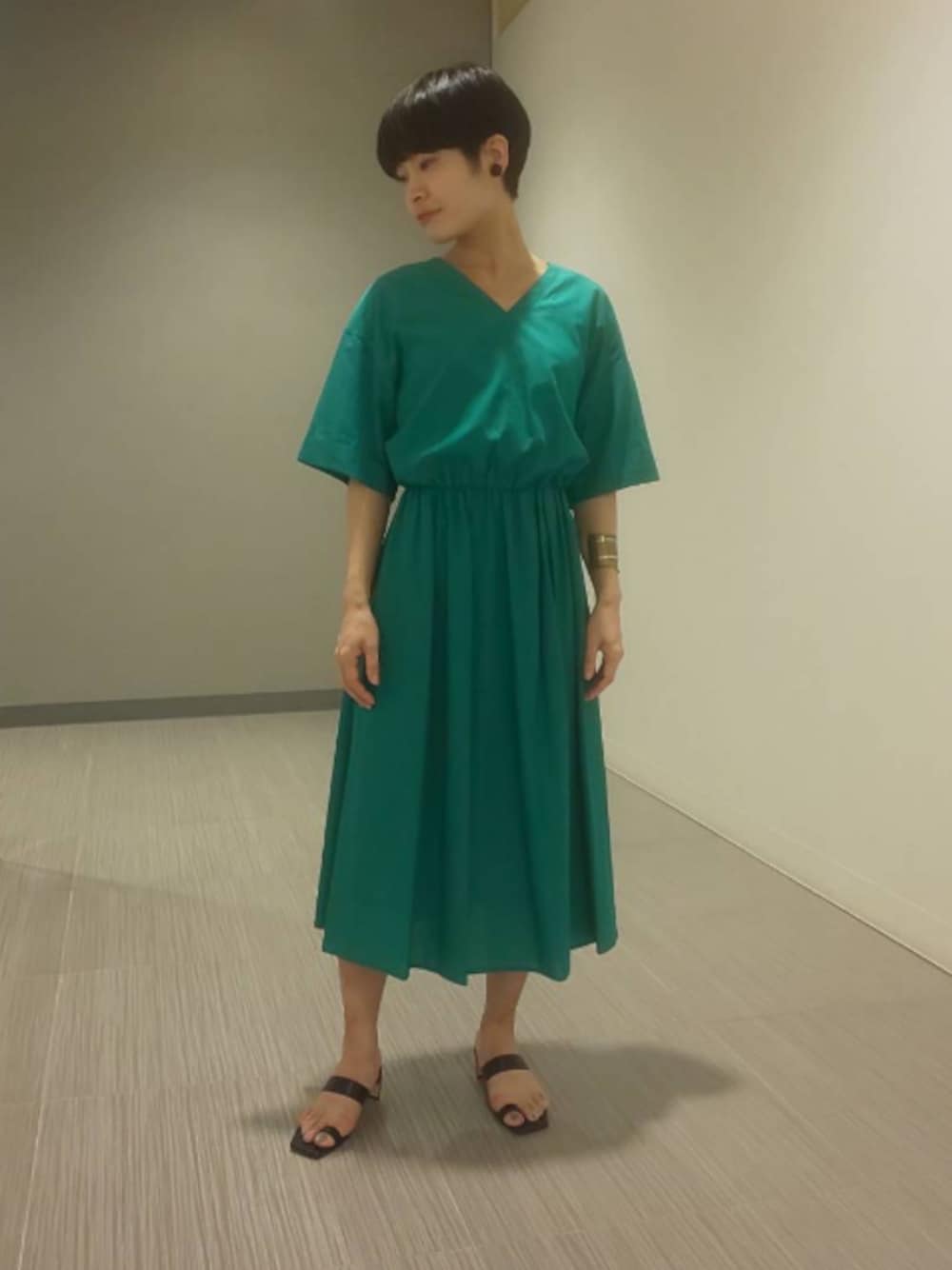 DRESSTERIOR（ドレステリア）の「キュプラ綿切り替えワンピース 