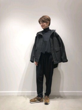「DRESSTERIOR（ドレステリア）のアイテム（サロペット/オーバーオール）」を使った、DRESSTERIORさん（レディース・163cm）の秋コーディネート