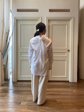 「うしろリボン」｜DRESSTERIORさん（レディース・156cm）の秋コーディネート