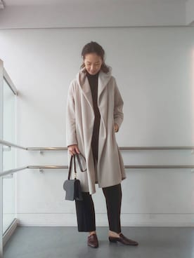 「ペタンコ靴」｜「アイテム（その他アウター）」を使った、DRESSTERIORさん（レディース・172cm）の秋コーディネート