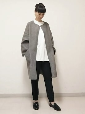 「DRESSTERIOR（ドレステリア）のアイテム（その他アウター）」を使った、DRESSTERIORさん（レディース・171cm）の秋コーディネート
