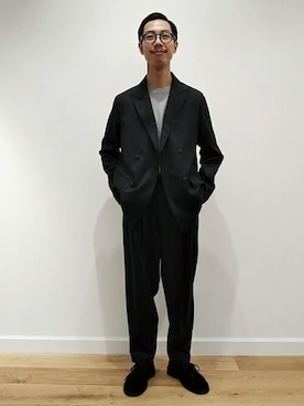 「スーツコーデ」｜DRESSTERIORさん（メンズ・168cm）の秋コーディネート