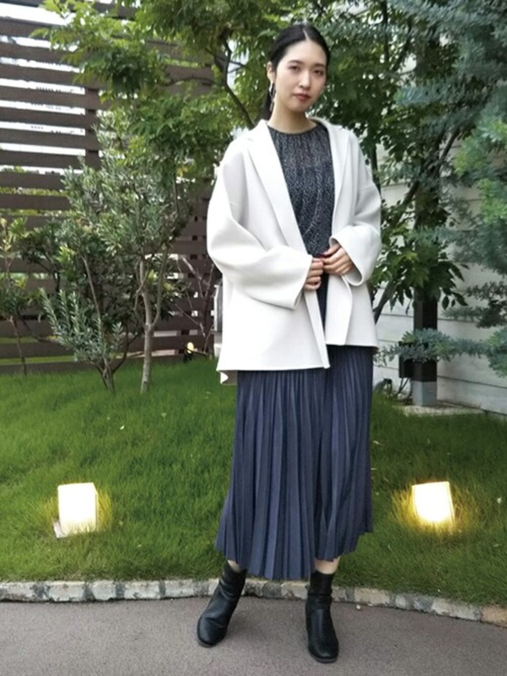 DRESSTERIOR アルパカシャギーリバーコート ロングコート