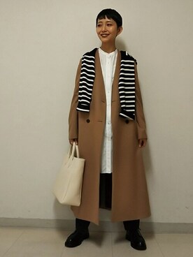 「DRESSTERIOR（ドレステリア）のアイテム（その他アウター）」を使った、DRESSTERIORさん（レディース・158cm）の秋コーディネート