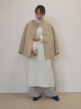 「DRESSTERIOR（ドレステリア）のアイテム（その他アウター）」を使った、DRESSTERIORさん（レディース・154cm）の秋コーディネート