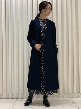 「DRESSTERIOR（ドレステリア）のアイテム（その他アウター）」を使った、DRESSTERIORさん（レディース・166cm）の秋コーディネート