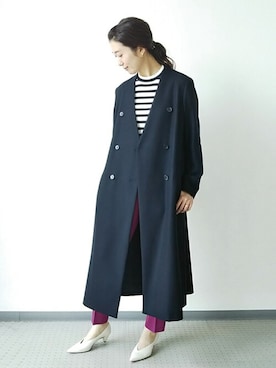 「DRESSTERIOR（ドレステリア）のアイテム（その他アウター）」を使った、DRESSTERIORさん（レディース・166cm）の秋コーディネート