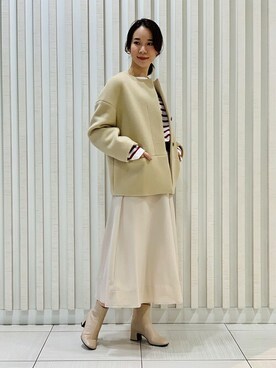 「DRESSTERIOR（ドレステリア）のアイテム（その他アウター）」を使った、DRESSTERIORさん（レディース・166cm）の秋コーディネート