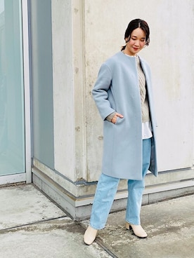 「DRESSTERIOR（ドレステリア）のアイテム（その他アウター）」を使った、DRESSTERIORさん（レディース・166cm）の秋コーディネート