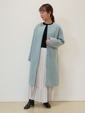 「DRESSTERIOR（ドレステリア）のアイテム（その他アウター）」を使った、DRESSTERIORさん（レディース・154cm）の秋コーディネート