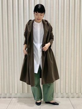 「DRESSTERIOR（ドレステリア）のアイテム（その他アウター）」を使った、DRESSTERIORさん（レディース・158cm）の秋コーディネート