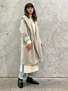 「DRESSTERIOR（ドレステリア）のアイテム（その他アウター）」を使った、DRESSTERIORさん（レディース・162cm）の冬コーディネート