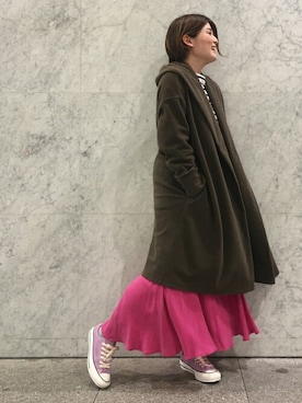 「DRESSTERIOR（ドレステリア）のアイテム（その他アウター）」を使った、DRESSTERIORさん（レディース・160cm）の冬コーディネート