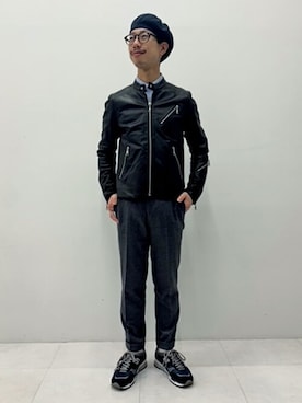 DRESSTERIORさん（メンズ・168cm）の冬コーディネート