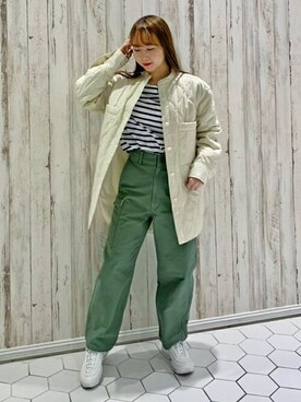 「DRESSTERIOR（ドレステリア）のアイテム（ジャケット/アウター）」を使った、DRESSTERIORさん（レディース・154cm）の冬コーディネート