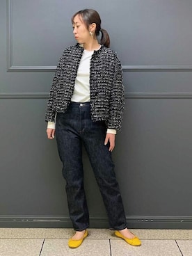 「DRESSTERIOR（ドレステリア）のアイテム（ジャケット/アウター）」を使った、DRESSTERIORさん（レディース・160cm）の冬コーディネート