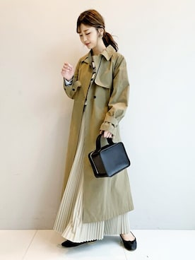 「レザーバック」｜DRESSTERIORさん（レディース・160cm）の冬コーディネート