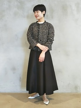 「DRESSTERIOR（ドレステリア）のアイテム（ジャケット/アウター）」を使った、DRESSTERIORさん（レディース・162cm）の冬コーディネート