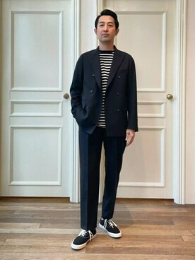 「DRESSTERIOR（ドレステリア）のアイテム（ジャケット/アウター）」を使った、DRESSTERIORさん（メンズ・174cm）の春コーディネート