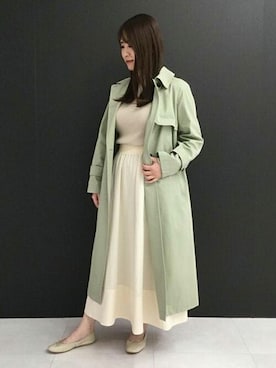 「DRESSTERIOR（ドレステリア）のアイテム（ジャケット/アウター）」を使った、DRESSTERIORさん（レディース・156cm）の春コーディネート