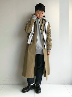 「DRESSTERIOR（ドレステリア）のアイテム（ジャケット/アウター）」を使った、DRESSTERIORさん（レディース・158cm）の春コーディネート