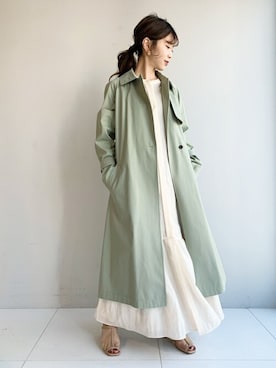 「DRESSTERIOR（ドレステリア）のアイテム（ジャケット/アウター）」を使った、DRESSTERIORさん（レディース・160cm）の春コーディネート