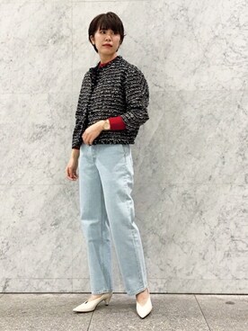 「DRESSTERIOR（ドレステリア）のアイテム（ジャケット/アウター）」を使った、DRESSTERIORさん（レディース・164cm）の春コーディネート