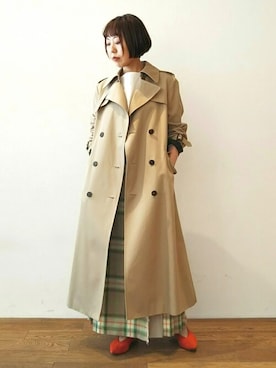 「DRESSTERIOR（ドレステリア）のアイテム（ジャケット/アウター）」を使った、DRESSTERIORさん（レディース・155cm）の春コーディネート