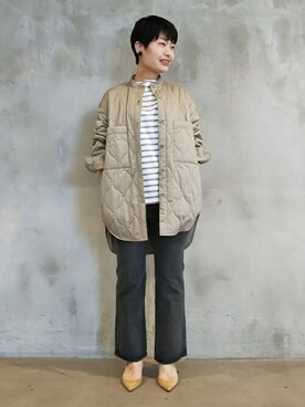 「DRESSTERIOR（ドレステリア）のアイテム（ジャケット/アウター）」を使った、DRESSTERIORさん（レディース・162cm）の春コーディネート