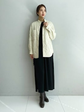 「DRESSTERIOR（ドレステリア）のアイテム（ジャケット/アウター）」を使った、DRESSTERIORさん（レディース・172cm）の春コーディネート