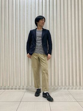 「DRESSTERIOR（ドレステリア）のアイテム（ジャケット/アウター）」を使った、DRESSTERIORさん（メンズ・178cm）の春コーディネート