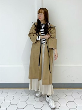 「DRESSTERIOR（ドレステリア）のアイテム（その他アウター）」を使った、DRESSTERIORさん（レディース・154cm）の春コーディネート