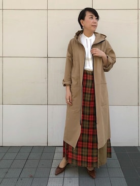 「DRESSTERIOR（ドレステリア）のアイテム（その他アウター）」を使った、DRESSTERIORさん（レディース・161cm）の春コーディネート