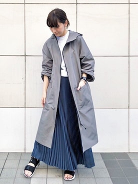 「DRESSTERIOR（ドレステリア）のアイテム（その他アウター）」を使った、DRESSTERIORさん（レディース・161cm）の春コーディネート