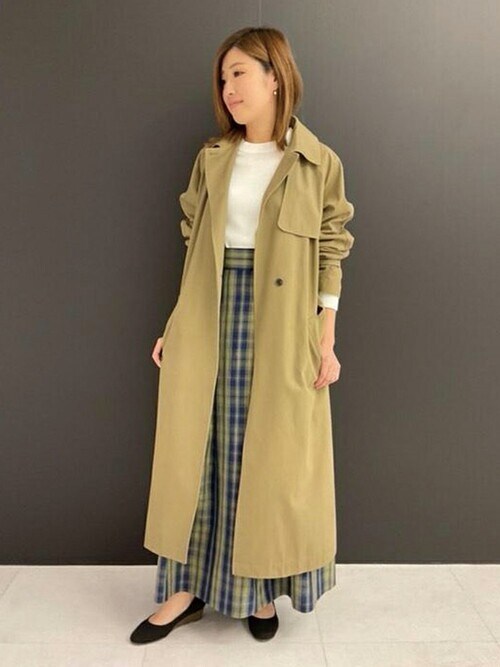 Dressterior本社dressteriorさんのトレンチコートを使ったコーディネート Zozotown