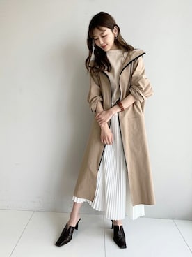 「DRESSTERIOR（ドレステリア）のアイテム（その他アウター）」を使った、DRESSTERIORさん（レディース・160cm）の春コーディネート