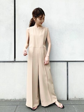 「DRESSTERIOR（ドレステリア）のアイテム（サロペット/オーバーオール）」を使った、DRESSTERIORさん（レディース・160cm）の春コーディネート
