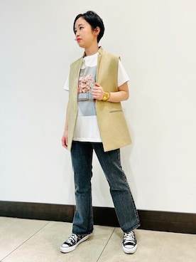 DRESSTERIORさん（レディース・157cm）の春コーディネート