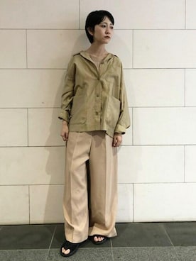 「DRESSTERIOR（ドレステリア）のアイテム（サロペット/オーバーオール）」を使った、DRESSTERIORさん（レディース・158cm）の春コーディネート