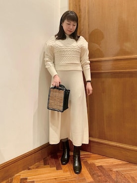 DRESSTERIORさん（レディース・157cm）の冬コーディネート