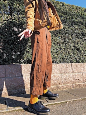 あきおつさん（メンズ・168cm）の冬コーディネート