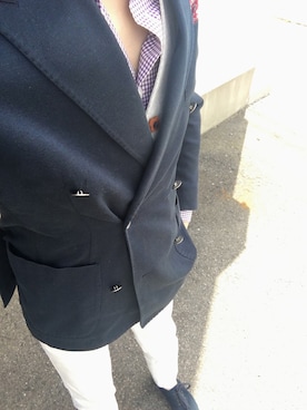 「BARBA（バルバ）のアイテム」を使った、たんさんさん（メンズ・175cm）の春コーディネート