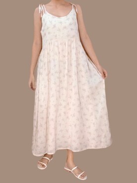 「oversize」｜「アイテム（ジャンパースカート）」を使った、Haileyさん（レディース・154cm）の秋コーディネート