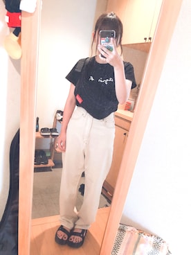 「Teva（テバ）のTeva / プラットフォーム ユニバーサル（サンダル）」を使った、ＥＬＬさん（レディース・152cm）の夏コーディネート