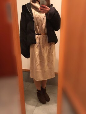 Mayuさん(レディース・154cm)の冬コーディネート