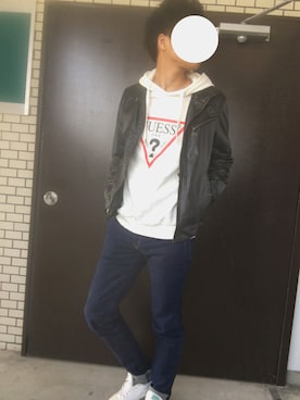 「FUN（ファン）のアイテム（ジャケット/アウター）」を使った、KOJIさん（メンズ・178cm）の冬コーディネート