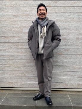 「■810s」｜伊藤　貴広さん（メンズ・163cm）の冬コーディネート